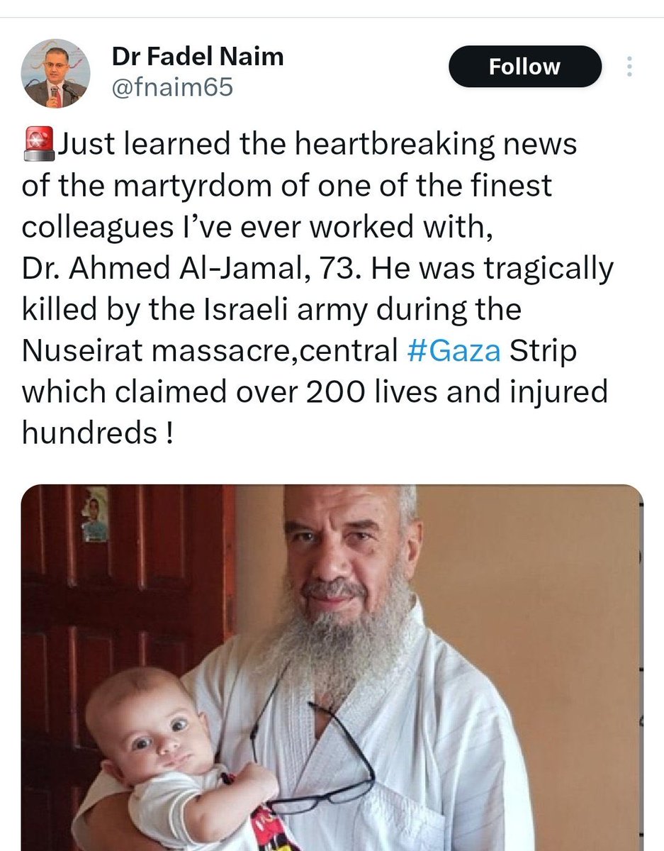 Fun fact: Doctor Ahmed kept a female Israeli hostage in his house and became a casualty of the hostage rescue.