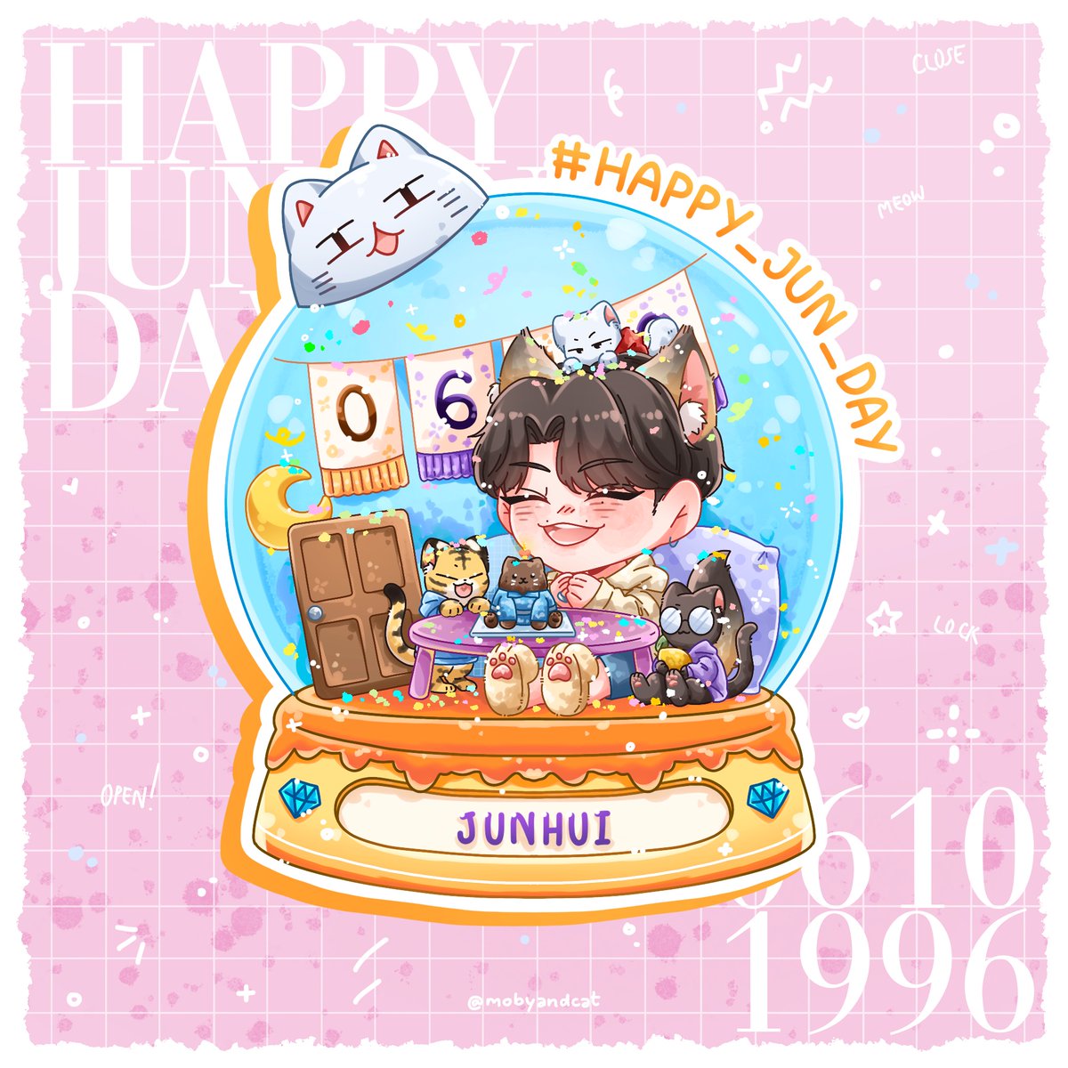 mobyandcat's tweet photo. our tender moonlight

happy birthday 🐱🎂✨

#냥이_차오른단건_준휘_생일이란뜻이야 
#JUNmeowDAY

#Happy_JUN_Day 
#JUN #준 
#SEVENTEEN #세븐틴 https://t.co/9kM1Sf1Eek