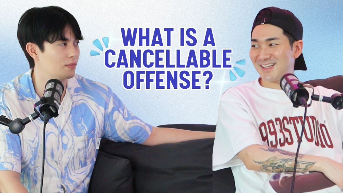Korean_Cowboys's tweet photo. NEW EPISODE IS HERE! 🤠

📺 WHAT IS A CANCELLABLE OFFENSE?🤔
🔗https://t.co/bE8Rp4jfct

#KoreanCowboys #코리안카우보이스
#AARON #아론 #JOEL #조엘 https://t.co/l3Rke0uj4h