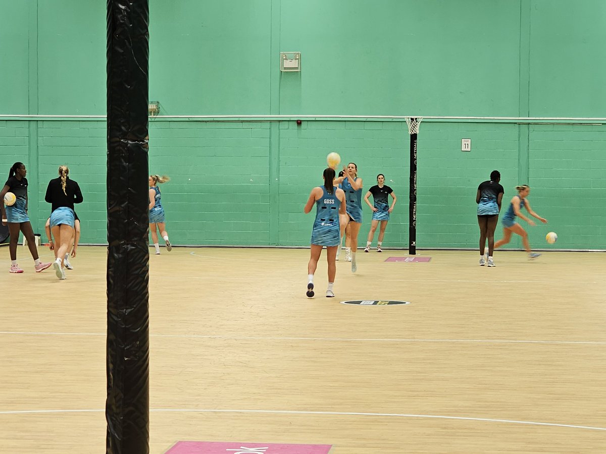 SuziByGaslight's tweet photo. It's warmup time @SurreyStorm
One more time!
Slightly distant, but that's what you get at away games. 
Let's do this #GoStorm #ForeverStorm 🩵🩵 https://t.co/l0Fa7z7aMK