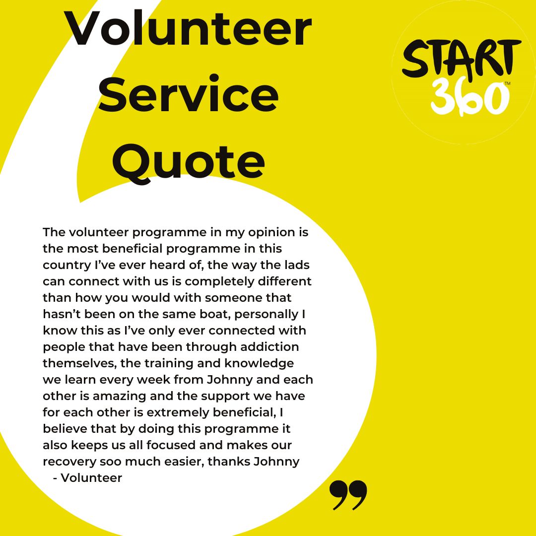 Start360org's tweet photo. Over the past year #Start360 has developed a Volunteer Programme for those with #livedexperience, providing a unique opportunity for participants to learn, develop, connect, give & achieve. Here are some thoughts from those involved on the journey so far๐ #VolunteersWeek2024 https://t.co/3nNrjaodLQ