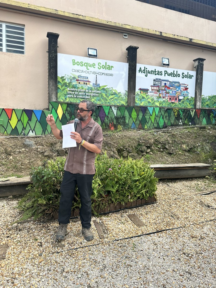 casapuebloorg's tweet photo. “Hoy anunciamos la expansión y transformación del Bosque Solar en la Plaza de la Independencia Energética de Casa Pueblo en Adjuntas” Arturo Massol
#PlazaIndependenciaCP https://t.co/bpwsZ4CvH9