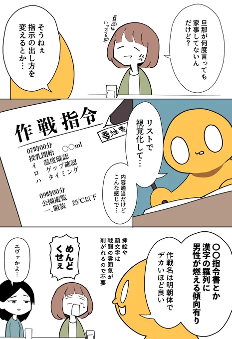 旦那への指示系統 #ヒトモドキ日記 #漫画 