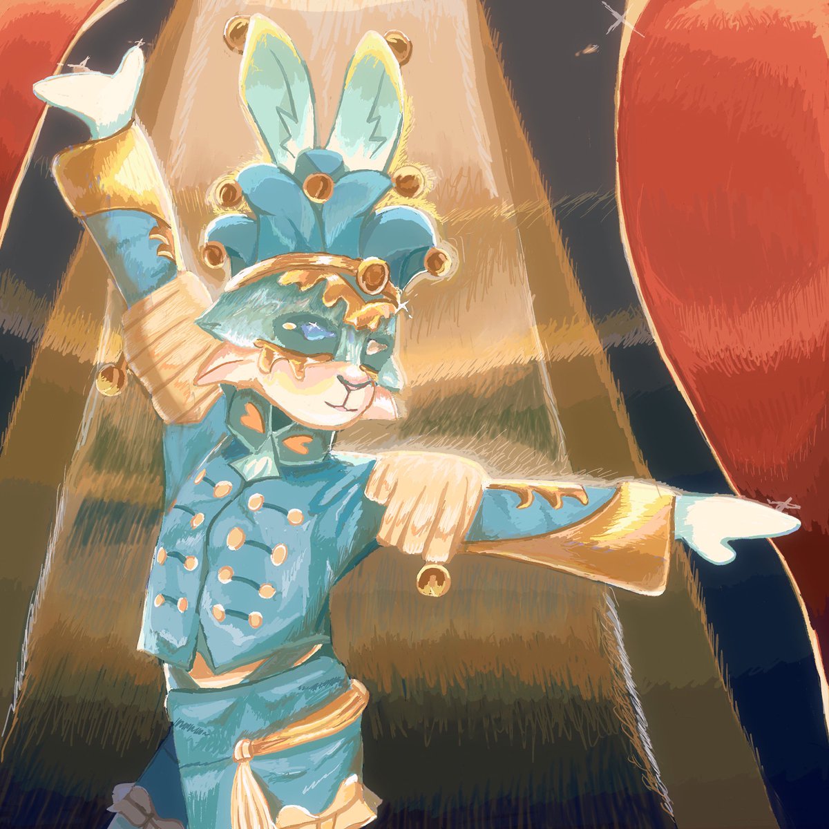 I made a drawing of one of Hyper Reality’s OCs, Iper!❤️
#art #artistoftwitter