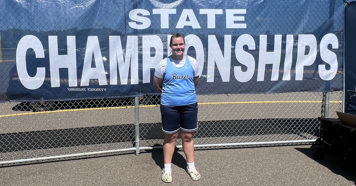 Big congratulations to <a href="/EllaTschida2029/">Ella Tschida</a> on her State performance in the Shot Put. Ella was the only 7th grader across all 3  classes competing in the Girls Shot Put at the State Meet. Congrats Ella!  <a href="/MNMilesplit/">MileSplit MN</a> <a href="/PatriotNewsMN1/">PatriotNewsMN</a>