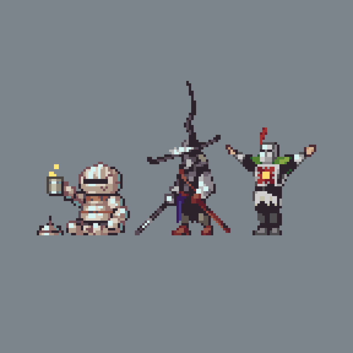 Prriz235's tweet photo. Solaire, Lucatiel and Siegward
#pixelart
❤️ + 🔃 + 💬 = 🍪 https://t.co/uWuS9Xmlzl