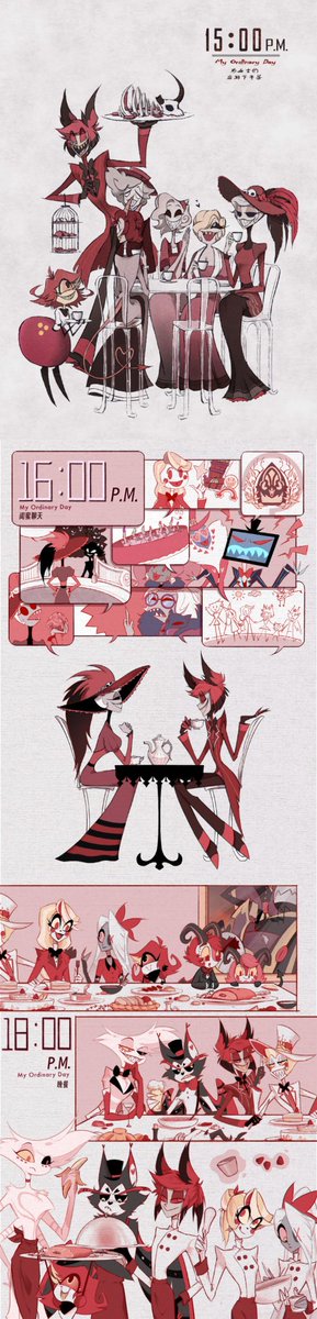 Scany57093245's tweet photo. ala的一天（12/12）
大合集！

#hazbinhotel #hazbinhotelfanart #alastor https://t.co/YBh3bHZ6yk