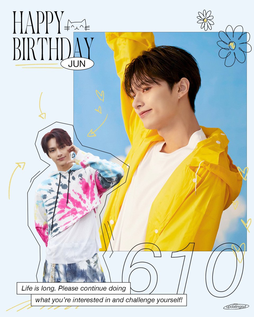updatingsvt's tweet photo. Happy Jun Day! 🐱💛

#냥이_차오른단건_준휘_생일이란뜻이야
#JUNmeowDAY https://t.co/7RqQwHygWU