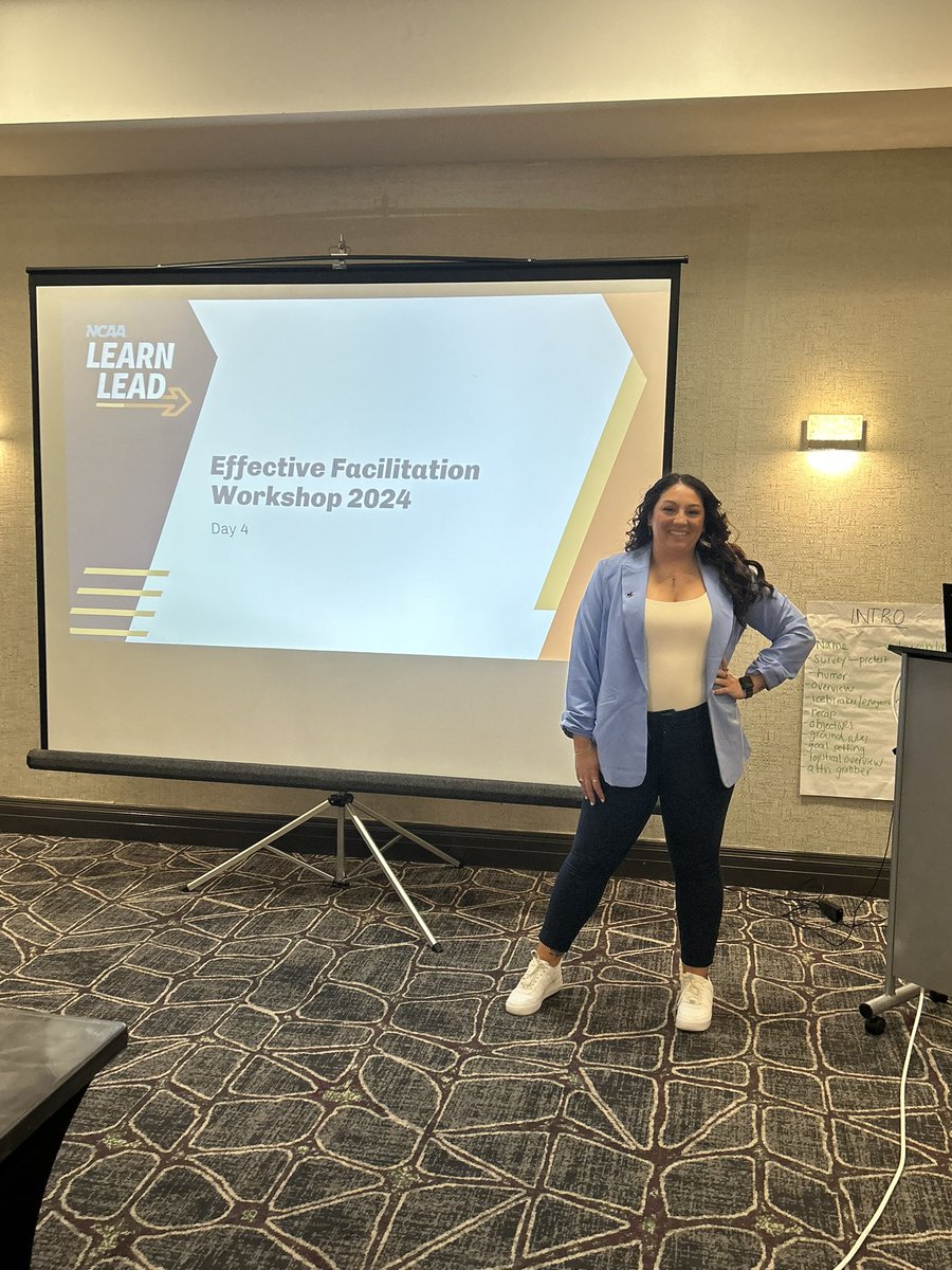 sarah_linebaugh's tweet photo. Closed out Effective Facilitation Day 4 with thinking about next steps, using feedfoward to create SMART goals, and getting to soak in what the past few days have meant!
#NCAALearnLead #NCAALeadershipDevelopment #EFW24 #EffectiveFacilitation #ProfessionalDevelopment https://t.co/hiSbTe3MbC