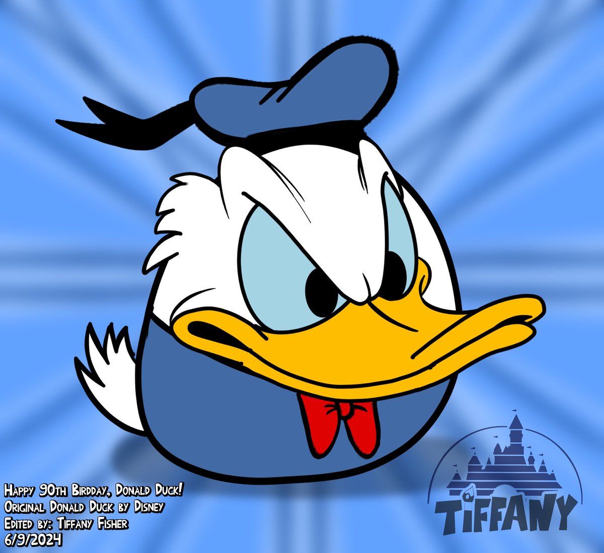 Donald Duck Angry Bird