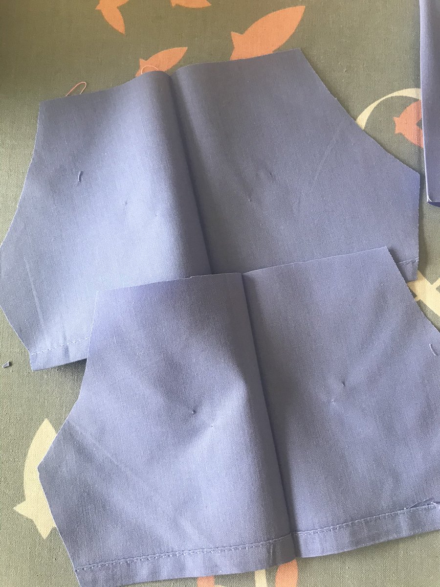 FredTedOlga's tweet image. Five #ShortsTutorial if you use something with a pre-sewn hem this will give a neat finish & look good. Fold the material in half & put your pattern on as shown - you need two legs cut out. Press your fabric before cutting out (look at the pictures - describing is hard 🙂)