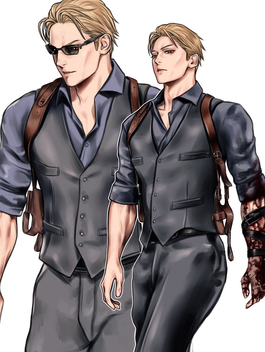 Imeko_san's tweet photo. characters JJK in RE AU https://t.co/nMBhWiKeJn