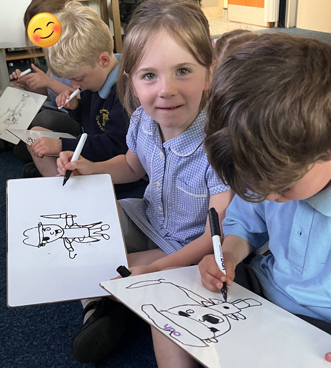 We have some super artists in our classroom. We’re learning all about pirates in reception and have shown great concentration whilst we practice drawing our very own pirates 🏴‍☠️ @ComberbachMrsY
