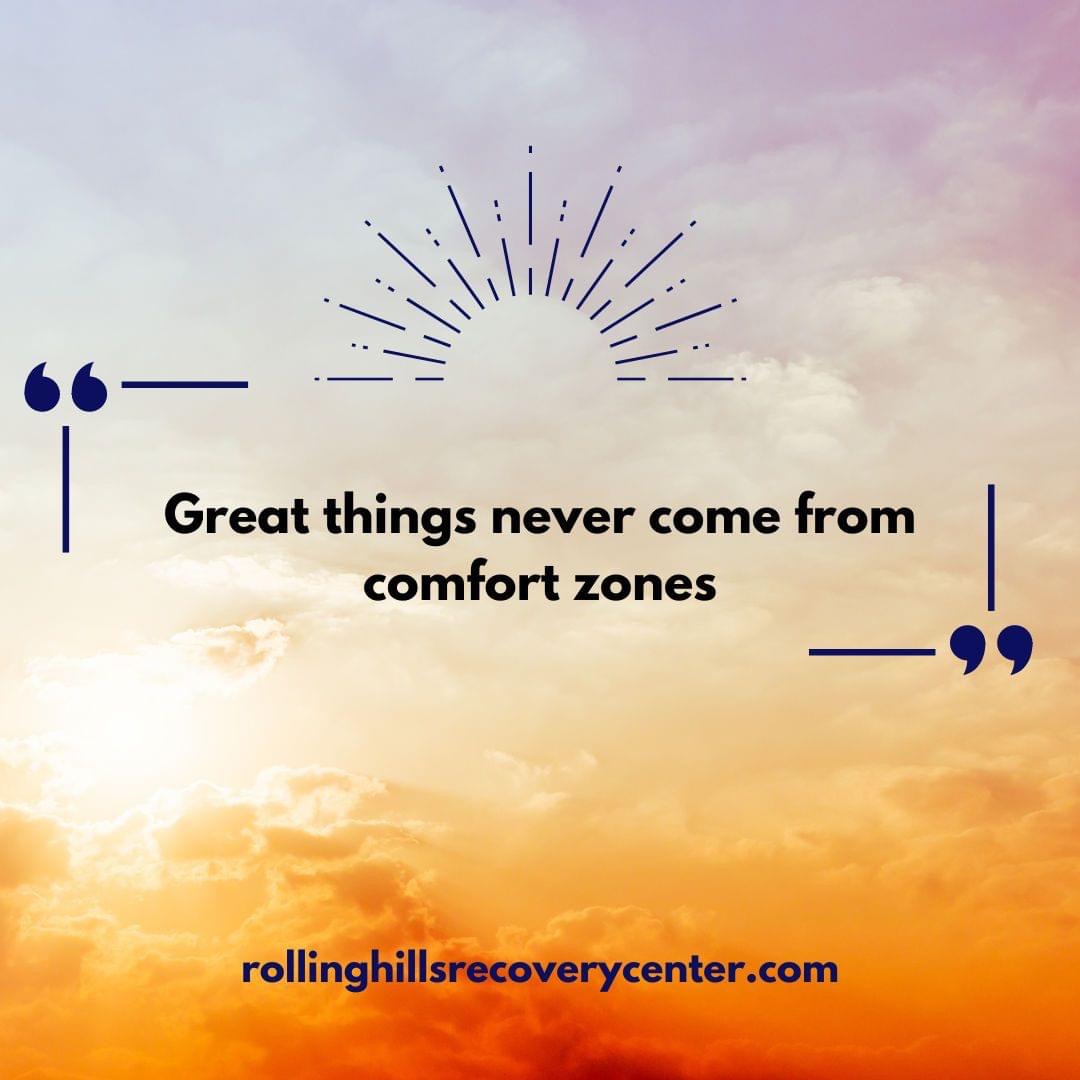 rollinghillsrc's tweet photo. There's plenty of reasons to venture out from your comfort zone because great things never come from comfort zones!  💯
.
.
 #truth #comfortzone #selfawareness #growth #personalgrowth https://t.co/JlQcSOFlJA