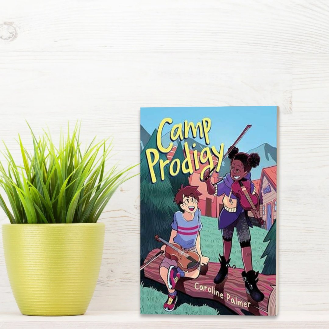 ThePageLadies's tweet photo. #CampProdigy by #CarolinePalmer was a fun #book! I enjoyed seeing Tate & Eli's friendship develop as they each grew on their own & refreshing to see how accepting & supportive everyone was! A great #read for young #readers that enjoy #graphicnovels & music! #booktour #mglit https://t.co/gzWlaZtUQV