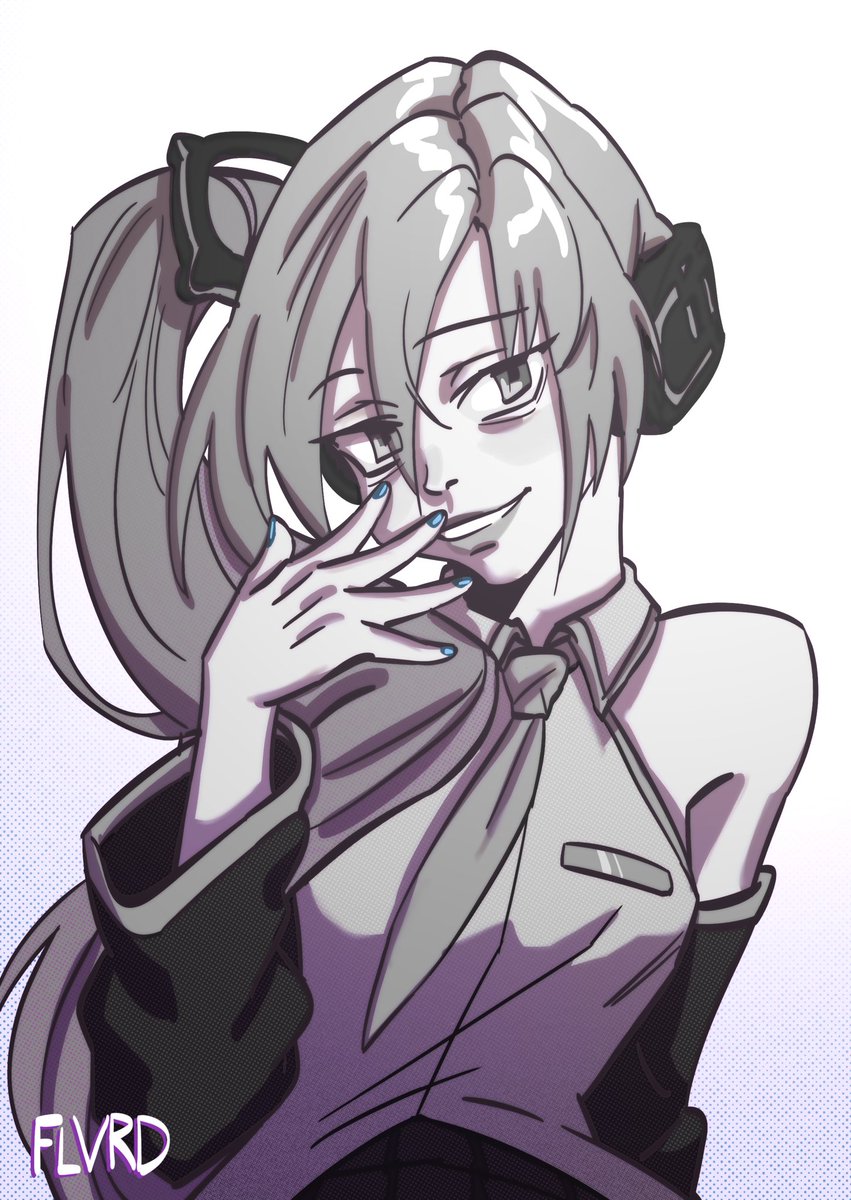 f1vrd's tweet photo. 🤭 
#art #fanart #hatsunemiku https://t.co/zmDOQiNvaz
