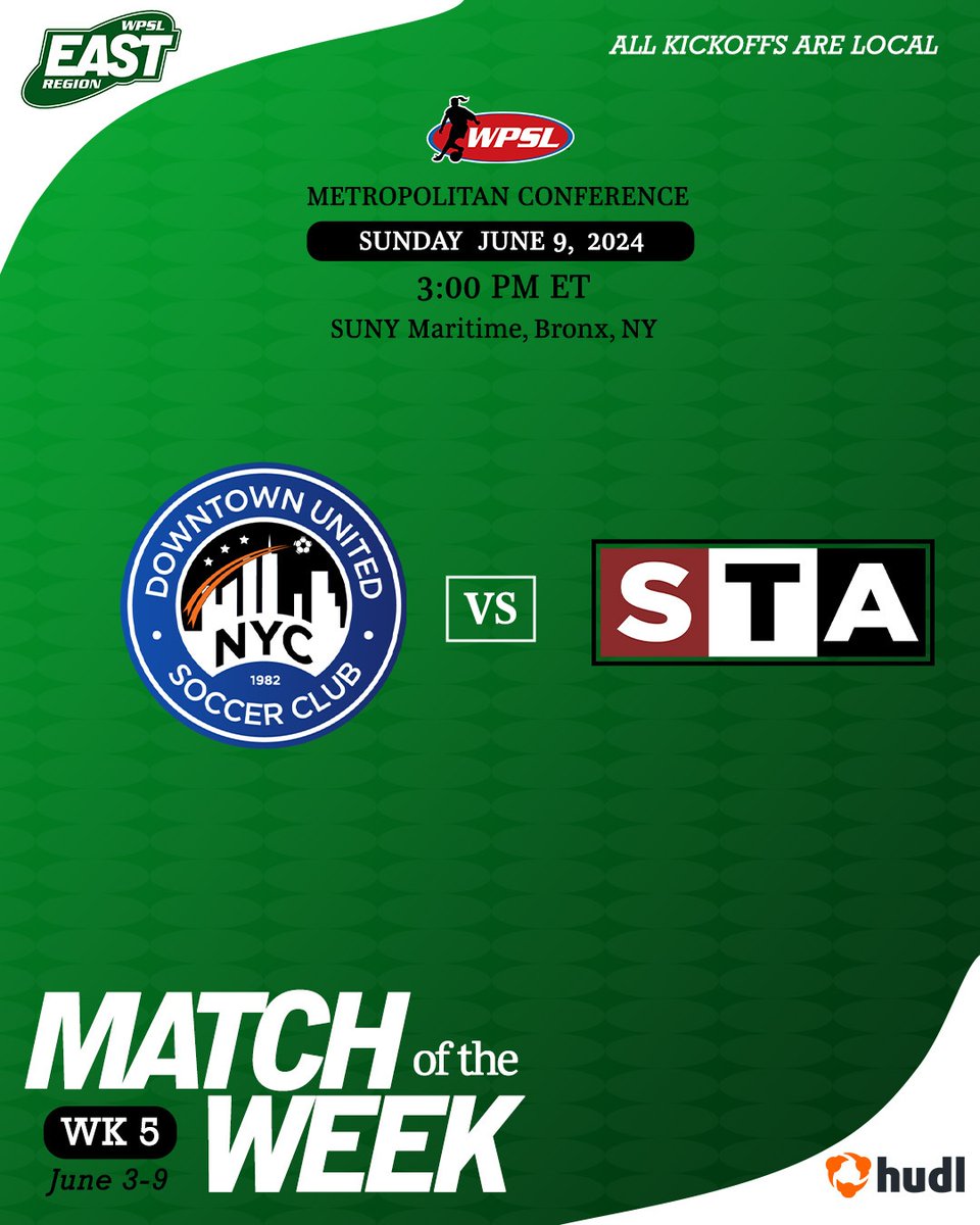 𝗚𝗔𝗠𝗘 𝗗𝗔𝗬 in New York🤩 

<a href="/dusc_women/">DUSC Women</a> vs <a href="/sta_soccer/">STA Soccer</a> at 3:00 PM in SUNY Maritime, Bronx!