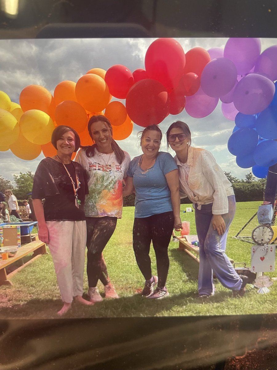 Our Reading Marathon and Colour Run fundraiser was a HUGE success! The child had a blast and £3000 raised for new books! #teamHOPS #colourrun
