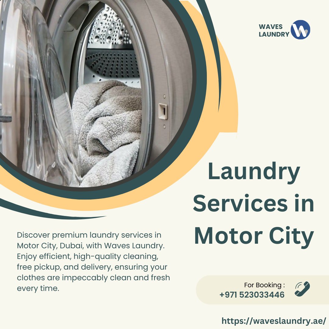 ✨ Top-Quality Laundry Services in Motor City, #Dubai! ✨

Waves Laundry is proud to offer exceptional #laundry and dry cleaning #services in Motor City, Dubai!

📍 Now serving Motor City, Dubai 
📞 Call us now to arrange your service!

+971 523033446
waveslaundry.ae