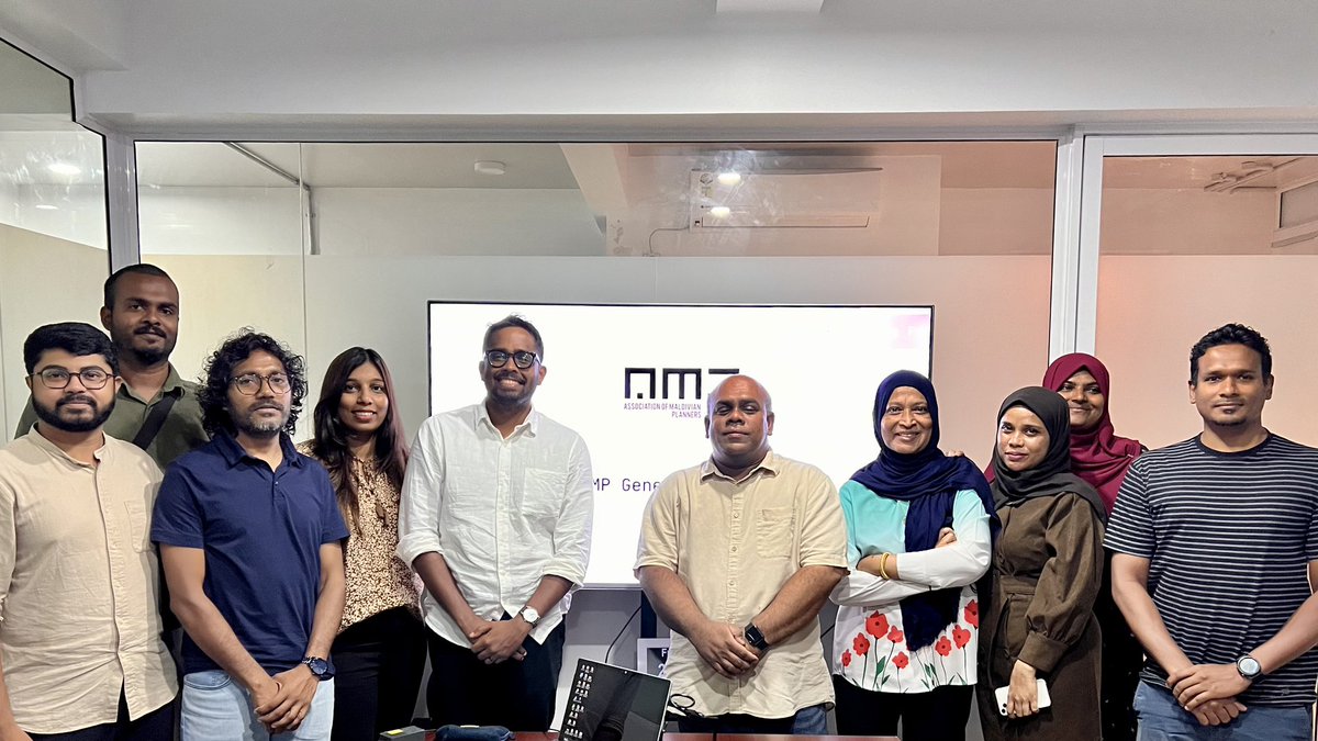 Association of Maldivian Planners tweet media