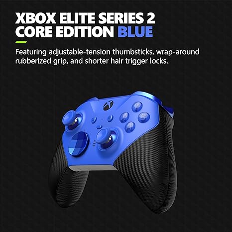 SEmma2747's tweet image. Xbox Elite Series 2 Core Wireless Gaming Controller – Blue – Xbox Series X|S, Xbox One, Windows PC, Android, and iOS.

Click &amp;amp; Buy: amzn.to/3VdWwLT

#tech #techlife #techstuff #techaddict #techy
#techjunkie #gadget #gadgetlove #gadgetgeek #gadgetfreak #gadgetaddict