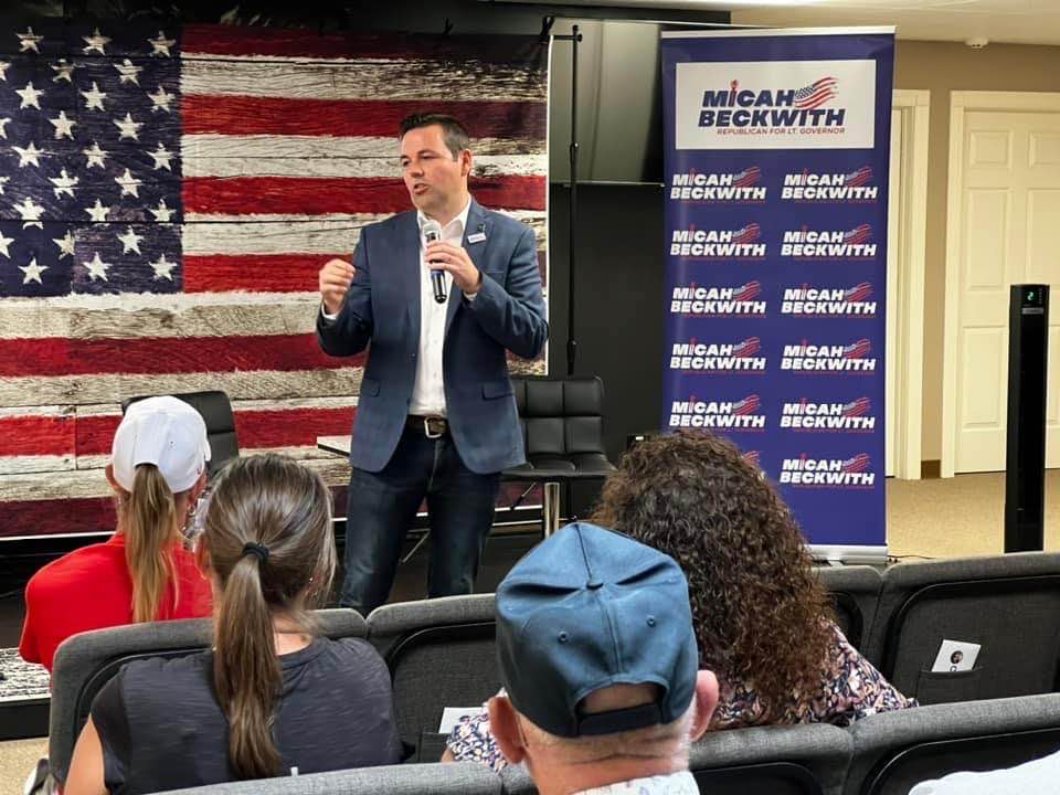MicahBeckwith's tweet photo. It was an Outstanding blessing to be among so many 3Cs (Christian. Constitutional. Conservative), freedom loving, America First Patriots in VANDERBURGH county last night. https://t.co/fYYZQAvrXb