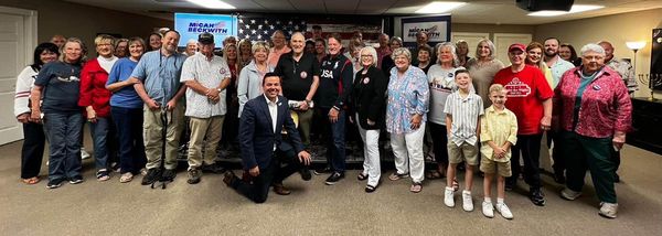 MicahBeckwith's tweet photo. It was an Outstanding blessing to be among so many 3Cs (Christian. Constitutional. Conservative), freedom loving, America First Patriots in VANDERBURGH county last night. https://t.co/fYYZQAvrXb