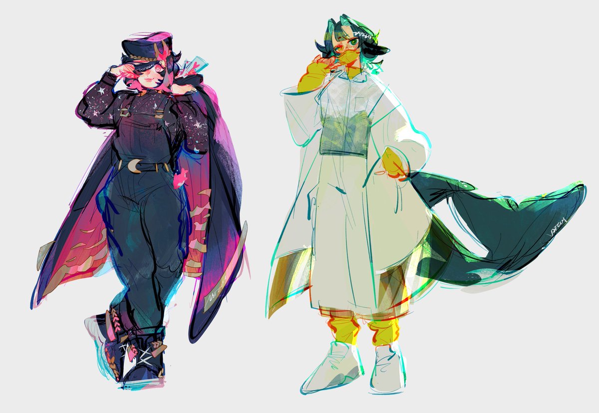 style practice with <a href="/morteviiis/">Mortevis 🍉</a> and me!