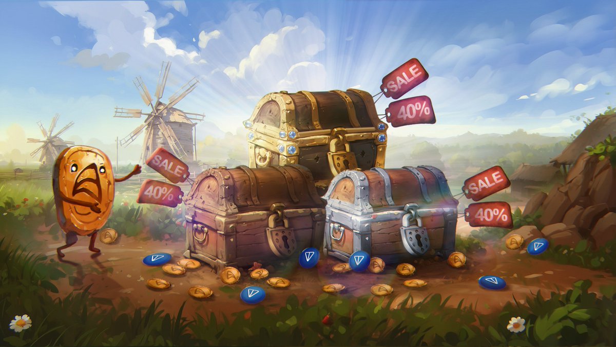 You waited - we did it!

Many users were worried about missing out on discounts and not having time to save up for daily chests. So today we decided to reduce the price of Wood Box, Silver Box and Gold Box! 🎁

t.me/preton_drop_bot

What was done:

- Prices reduced by 40% 
-