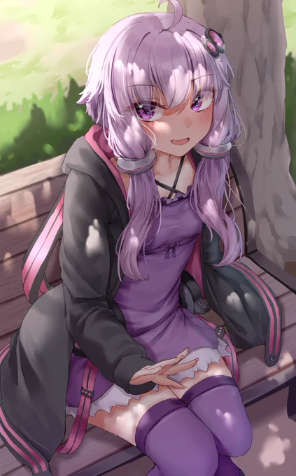 スケブで描いた結月ゆかりさん#VOICEROID #イラスト 