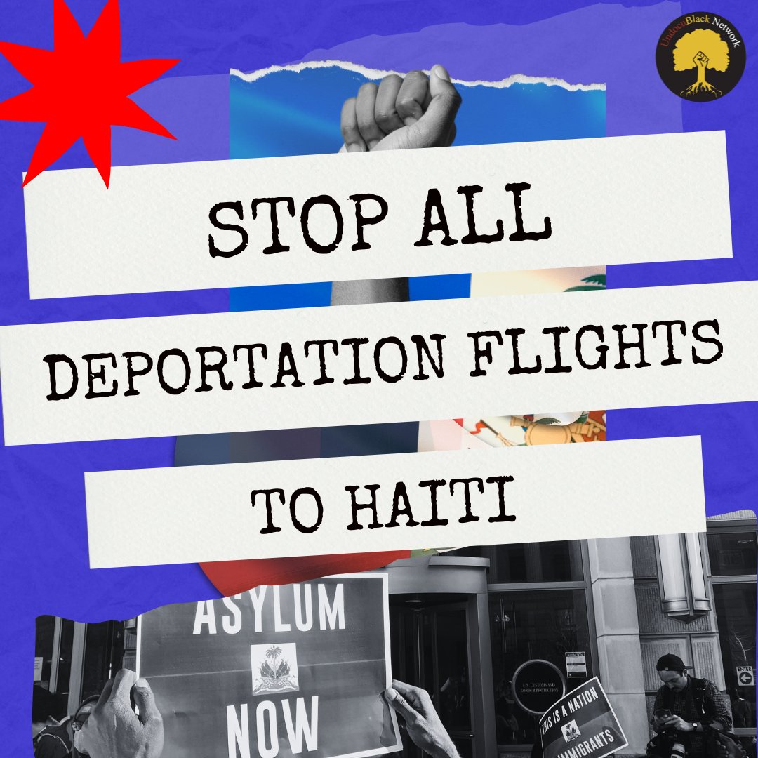 HaitianBridge's tweet photo. When Ukranians were seeking refuge, @potus @sec_mayorkas rightfully extended protection within the U.S. On the other hand, #Haitian asylum seekers are facing deportation. This is Biden's anti-Black legacy. Sign the petition: https://t.co/bO7lOH4DV0
#ImmigrationIsABlackIssue https://t.co/tRpg8OjPS6