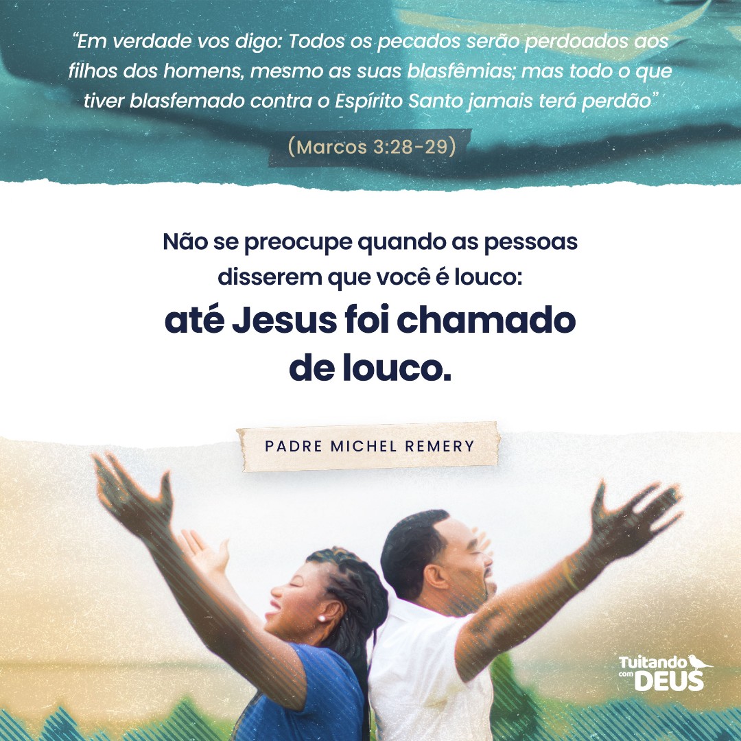 TwGOD_pt's tweet photo. Não se preocupe quando as pessoas disserem que você é louco: até Jesus foi chamado de louco https://t.co/OZ1G2F2Pkr