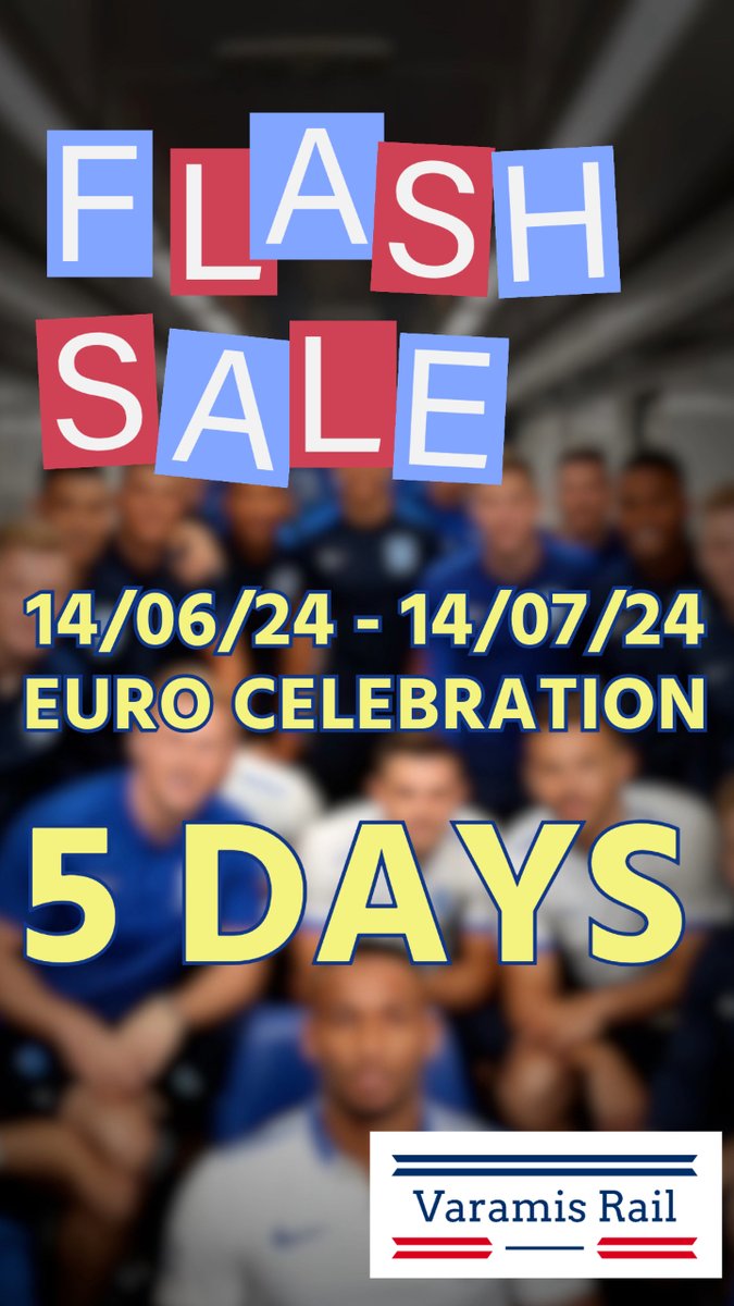 RailVaramis's tweet photo. Euro 2024 Flash #Sale: Sustainable #Trunking Deals!
Support England &amp; Scotland AND Ship Faster, Greener with #Varamis!
Celebrating #Euro 2024! Varamis showing our love for England and Scotland by kicking our price into the net!
Contact logistics@varamis.co.uk

#logistics #train https://t.co/QPJe2r9XJa