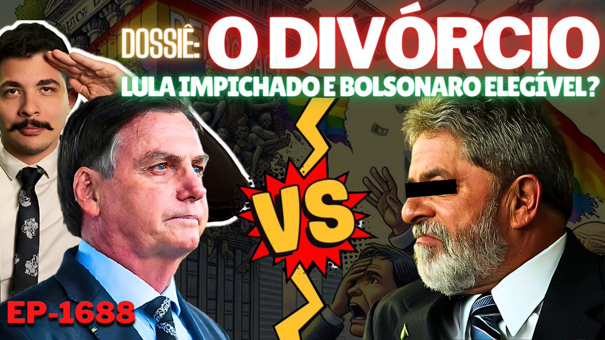 kimpaim's tweet photo. Dossiê: O DIVÓRCIO - Lula IMPICHADO e Bolsonaro ELEGÍVEL? O Que Está ACONTECENDO no Brasil?
https://t.co/zhkKiyV4pE https://t.co/rNyeGdwCT1