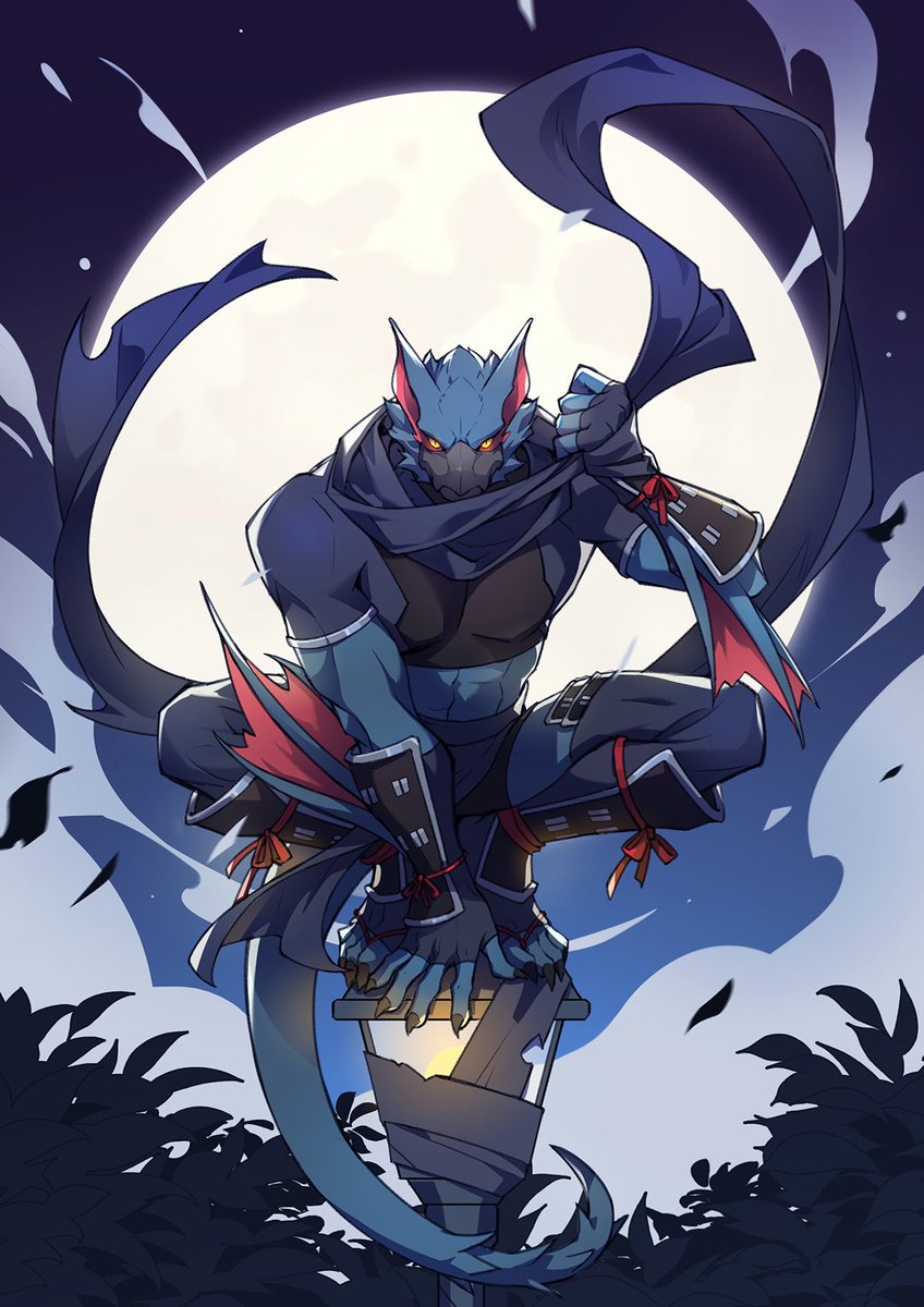 Yomagnto's tweet photo. #MonsterHunter 
Ninja&amp; Onmyoji&amp;Samurai

There should be one last member of the series. https://t.co/n8cxitzVUc