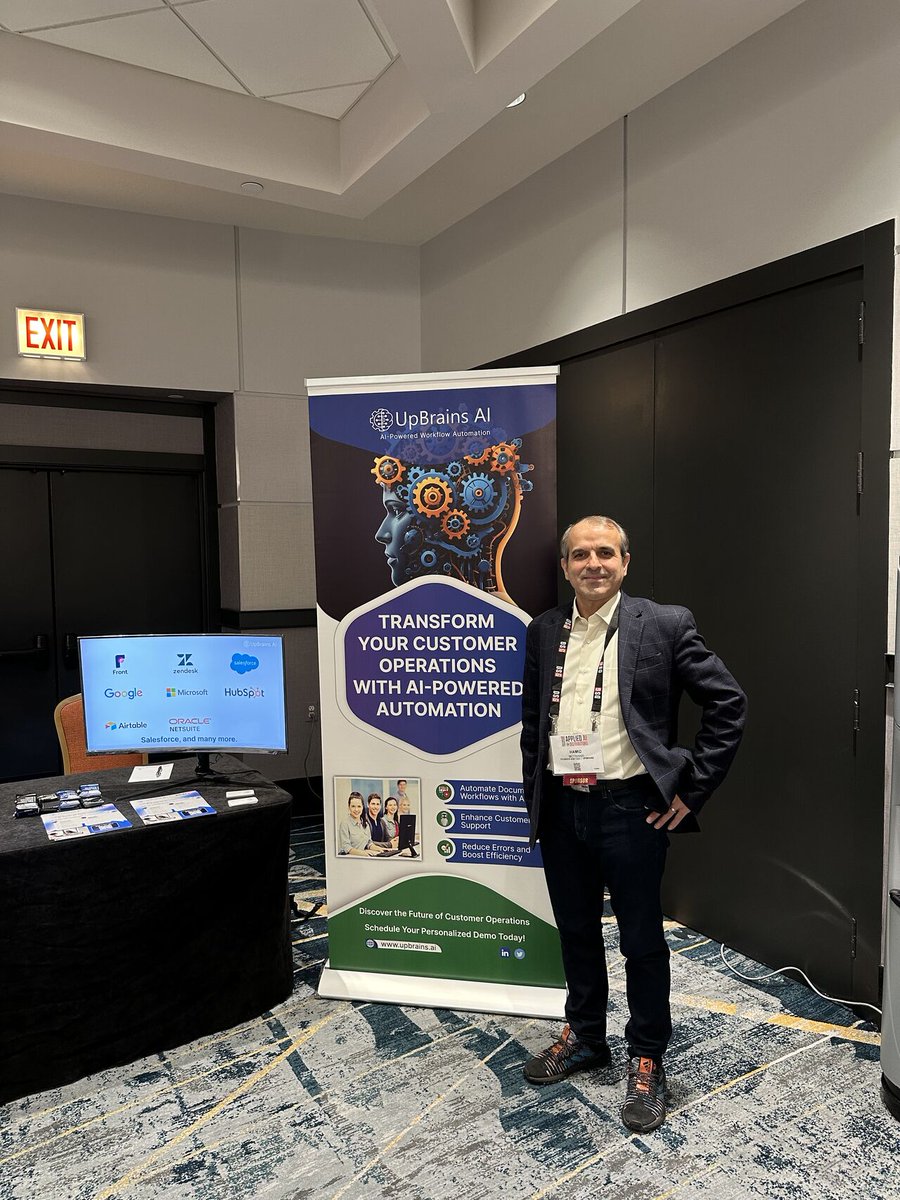 UpbrainsA's tweet image. Great opening of Applied AI for Distributors event (lnkd.in/ej4NY3z6) by hashtag#DSG Group, in Chicago!