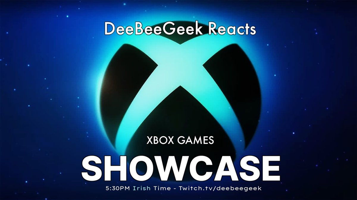 📣🍀SURPRISE STREAM!🍀📣
Today at 5:30pm Irish time We will be Live Reacting to the XBOX Games Showcase! We might actually get a great show so let's check it out together!! See you guys then!