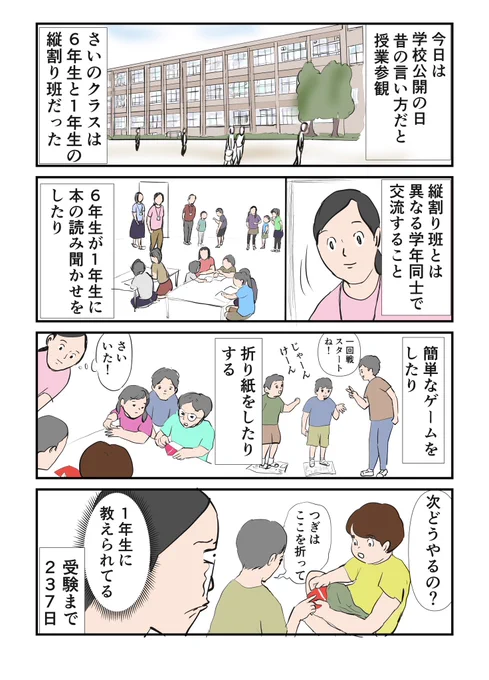 子鉄とハリボー53〜令和の授業参観〜
#マンガが読めるハッシュタグ #4コマ漫画 #中学受験 #小学生 #学校公開 