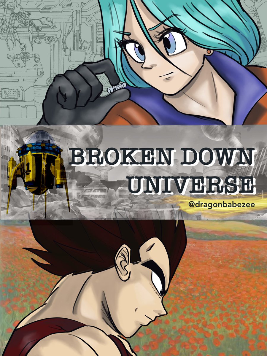 AAKynge's tweet photo. @rogue_1102 @vegebulocracy Next is the fan art inspired by @dragonbabezee’s Broken Down Universe. Disclaimer: some of the background and Time Machine are stock images and not mine. I have never been so moved by fanficiton: https://t.co/vI6OweJSnb https://t.co/g8ahDaYjOc