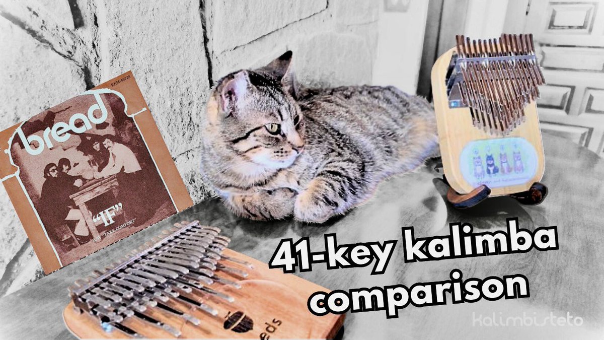 KiwiMbira's tweet photo. I compared Daimone (known as Sumiyaka in Japan & Chill Angels elsewhere) and Seeds' 41-key #kalimbas with "If" by Bread ♬
▶️ https://t.co/RXQd2c4bOr
#kalimba #if #ifbread https://t.co/vmiV9k5XUc