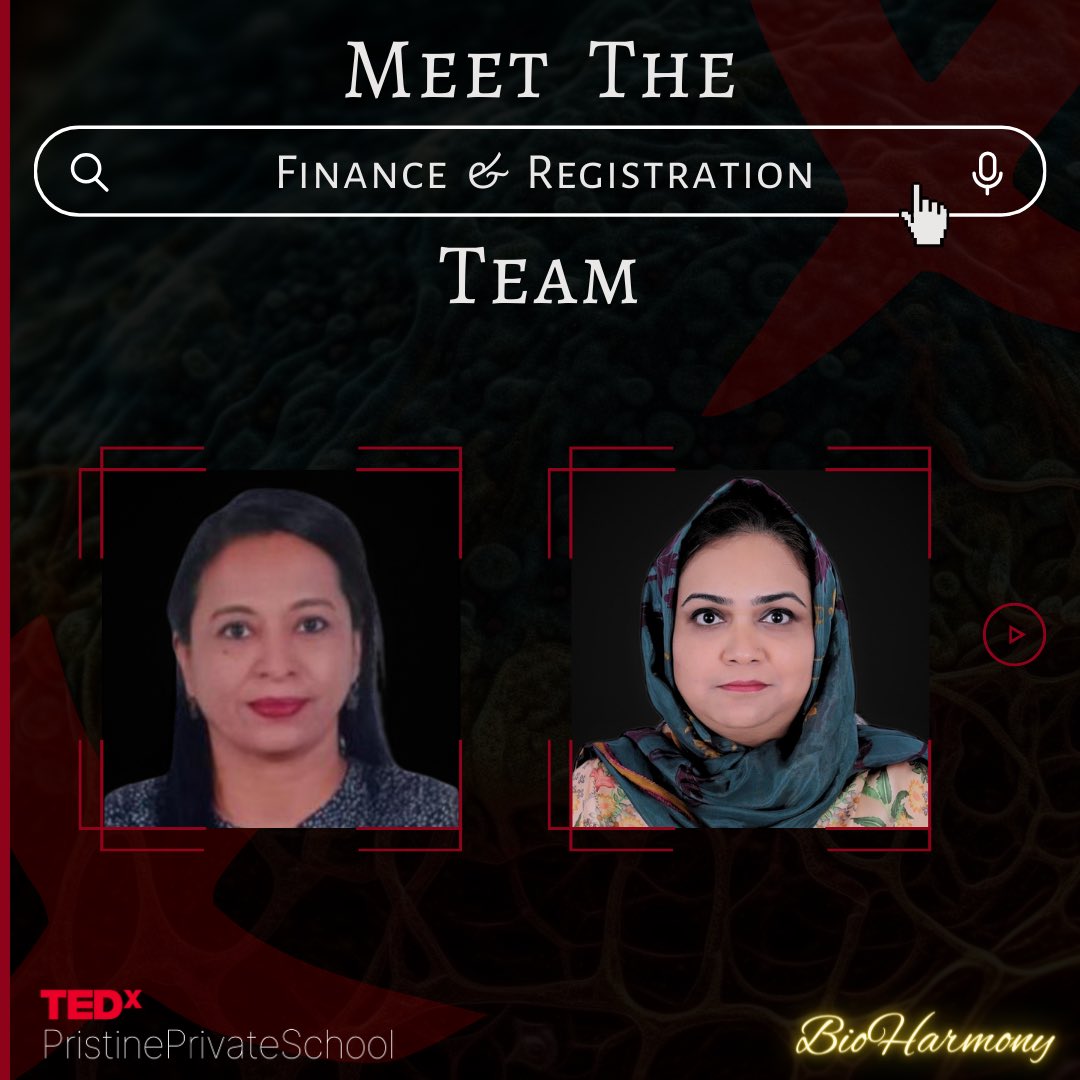 tedxpps's tweet photo. Meet the team behind the scenes!
Introducing Susy Joseph, our brilliant Finance Manager, and Ambareen Razi, the mastermind behind our seamless registration process. They ensure everything runs smoothly, from budgets to tickets.
#TEDxTeam #BehindTheScenes #TEDxPPS https://t.co/DwPvjY4xDb