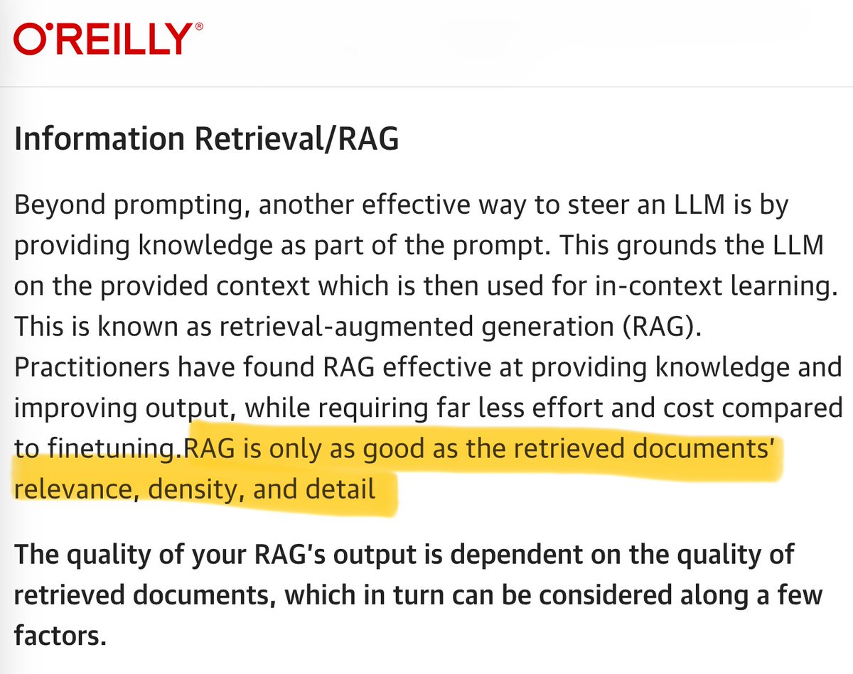 Over the recent weeks, an epic collaboration among some of the best practitioners in this space has brought us a three-part series of "What We Learned from a Year of  Building with LLMs" on <a href="/OReillyMedia/">O'Reilly Media</a>!

In this three-part series, <a href="/eugeneyan/">Eugene Yan</a>, <a href="/BEBischof/">Bryan Bischof fka Dr. Donut</a>, <a href="/charles_irl/">Charles 🎉 Frye</a>,