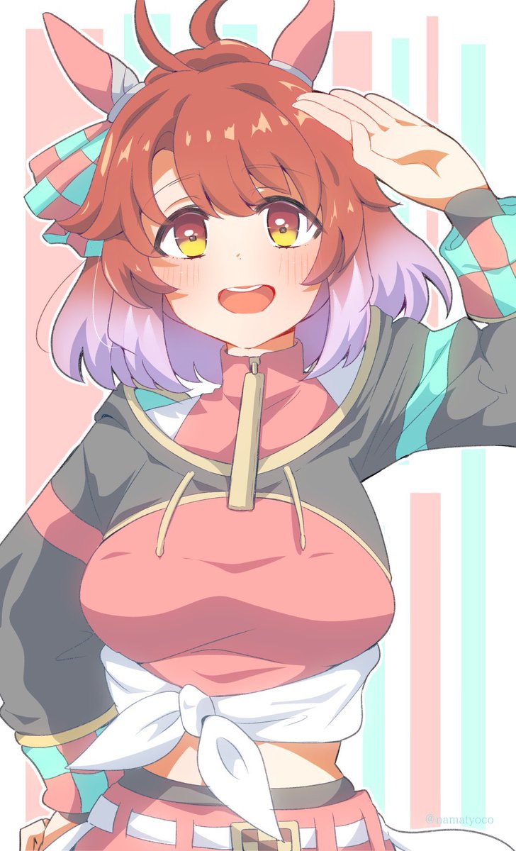ウマ娘「#絵柄の振れ幅見せて#ウマ娘どうぞ! 」|なまちょこ／ウマ娘5th土曜日のイラスト