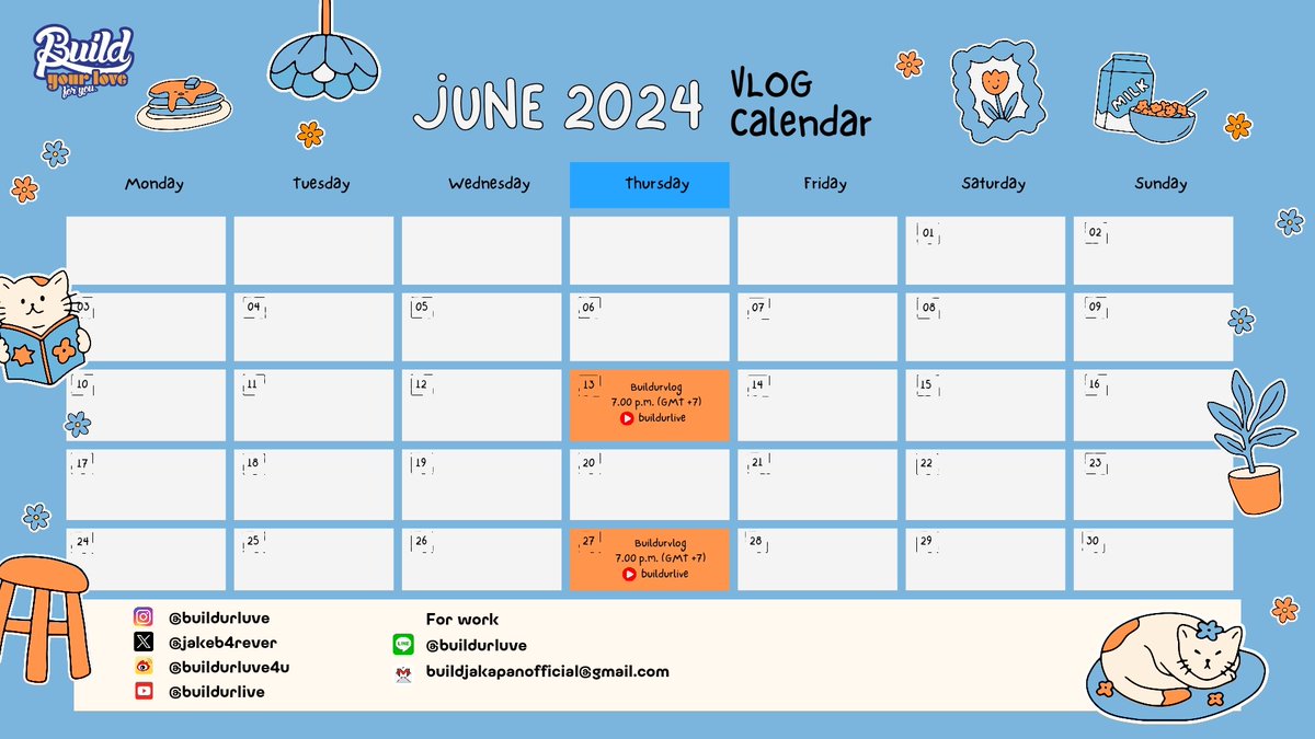 อะ อีกที 👉👈 🙏 V V V V Vlog มาแล้ววว #buildurvlog เจอกันทุกวันพฤหัสเว้นพฤหัส เวลาหนึ่งทุ่มตรง ใครยังไม่สับตะไคร้ เชิญทางนี้ 👇👇
youtube.com/@buildurlive
ใครสับแล้ว กดกระดิ่ง 🔔 รอได้เล๊ยยย

<a href="/JakeB4rever/">BIU.</a> 
#BuildJakapan
#Beyourluve