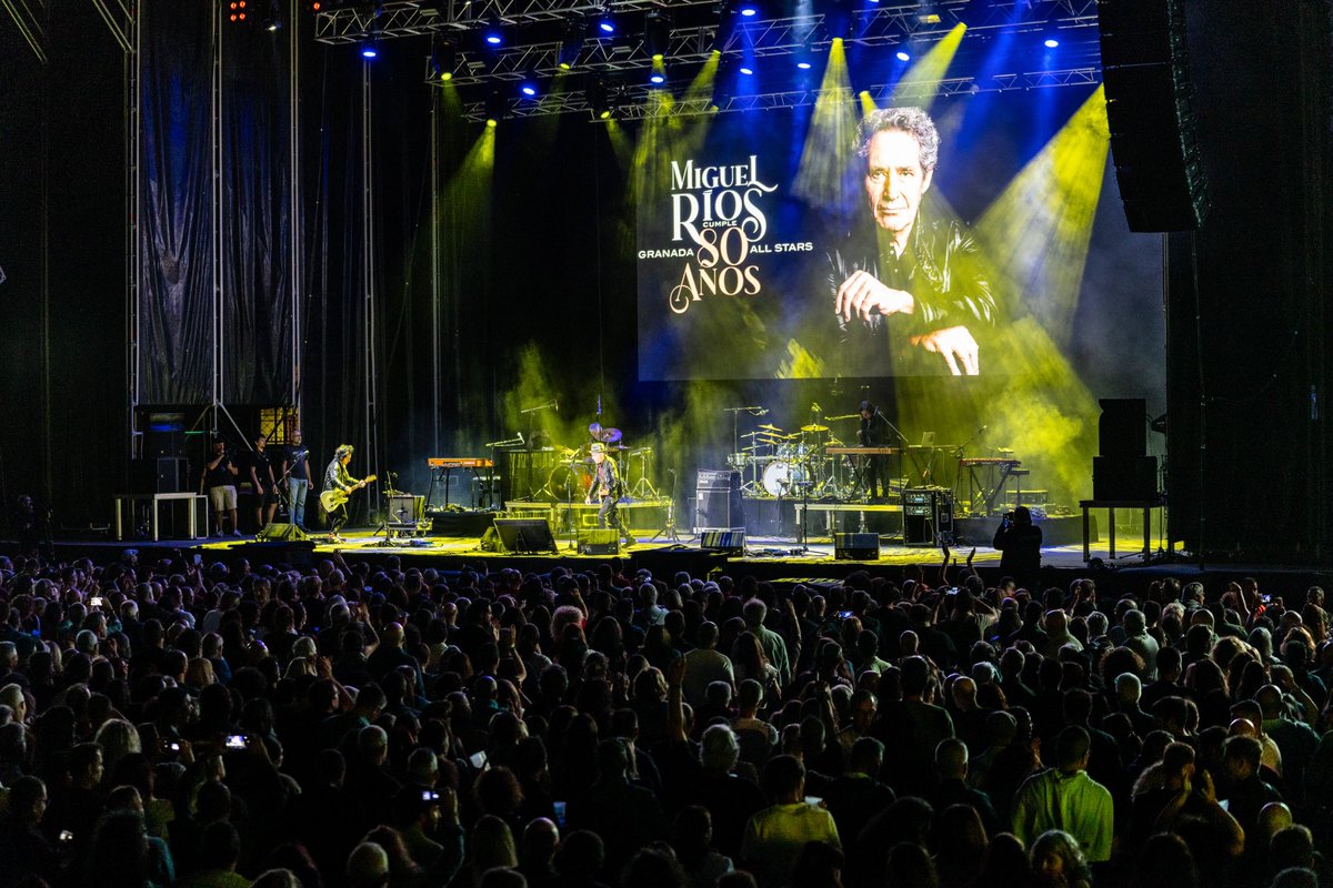 🌟𝐆𝐑𝐀𝐍𝐀𝐃𝐀 𝐀𝐋𝐋 𝐒𝐓𝐀𝐑𝐒🌟

Muchísimas gracias a todas y todos los que nos acompañasteis en una noche tan inolvidable como la de ayer ❤️‍🩹

🎶 El concierto estuvo dedicado a recaudar fondos para la Fundación Miguel Ríos, ¡larga vida al rock!