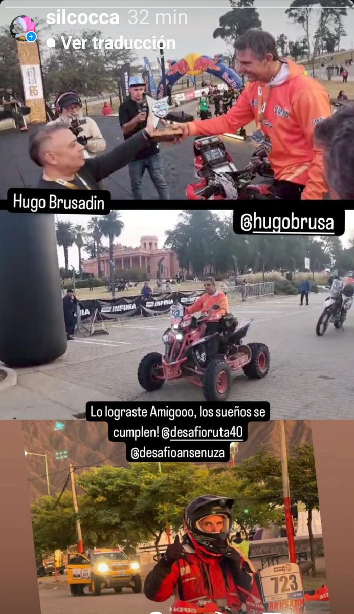silcocca's tweet photo. Buen día #estefinde se terminó @desafioruta40 Felicitaciones @HugoBrusadin los sueños se Cumplen! Te queremos!!! @desafioansenuza https://t.co/MNseC6Y5eE