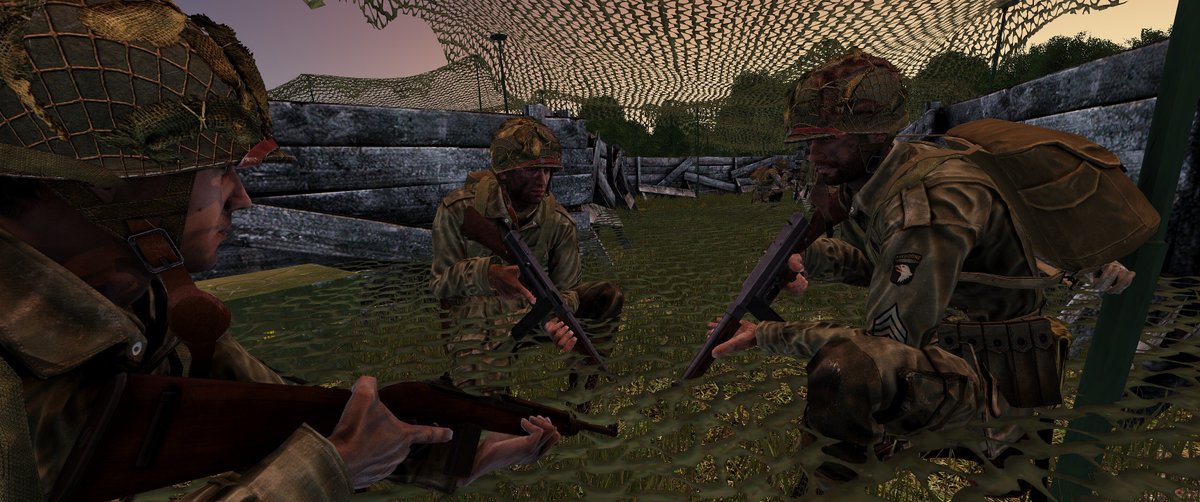 EuropeanRealism's tweet photo. As part of the #ddayremembrance, ETR ran Operation Neptune. Here are few snaps from the evening! More can be found on our Instagram: https://t.co/pkM1ksNqD7…Discord: https://t.co/sp184q9dEO #Arma3 #ArmaMilsim #ArmaUnit https://t.co/fvtcZ9Rtr9