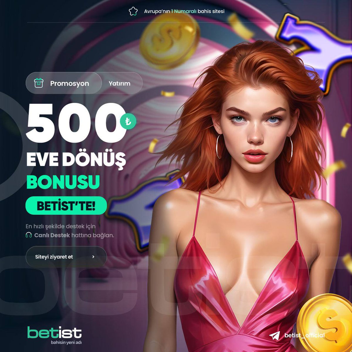 BetPlatformu's tweet photo. 🔙 Evine Geri Dön Kazancını 10'a Katla!

🌜 Son 3 Ay İçerisinde Yatırımı Olmayan Üyelerimize 500₺ Hediye Bonus

🎰 Bonus İle Sadece Slot ve Canlı Casino Alanında Katılım Sağlayabilirsiniz.

💰 Minimum ve Maksimum 5.000₺ Çekim Yapabilirsiniz.

💠 https://t.co/RMzbjaJb7z https://t.co/5UCY9YvXjx