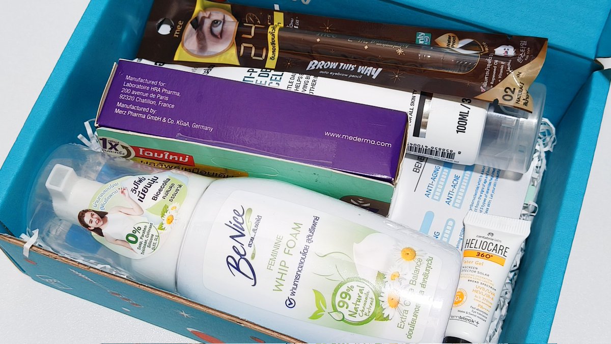 namsuu7's tweet image. กล่องสุ่มเดือนนี้ทำถึงมากกก ทำถึงที่สุด❗ Watsons X BeautyBoxy Mid-Year Favorite 🎁 🎉 ได้มาตามที่ทำแบบสอบถามทุกตัว เดือนนี้ได้มา 7 ชิ้น❗คุ้มมากกก มีแต่ตัวที่อยากลอง ละได้บิวตี้ไอเทมแห่งปีมาลองด้วย ส่วนลดสำหรับช้อปวัตสันออนไลน์ลดฉ่ำๆ 120฿ และใช่ค่ะหมดนี่ 299฿ บาท…