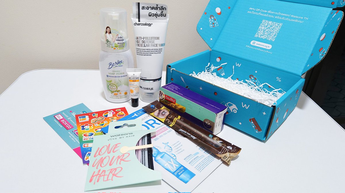 namsuu7's tweet image. กล่องสุ่มเดือนนี้ทำถึงมากกก ทำถึงที่สุด❗ Watsons X BeautyBoxy Mid-Year Favorite 🎁 🎉 ได้มาตามที่ทำแบบสอบถามทุกตัว เดือนนี้ได้มา 7 ชิ้น❗คุ้มมากกก มีแต่ตัวที่อยากลอง ละได้บิวตี้ไอเทมแห่งปีมาลองด้วย ส่วนลดสำหรับช้อปวัตสันออนไลน์ลดฉ่ำๆ 120฿ และใช่ค่ะหมดนี่ 299฿ บาท…